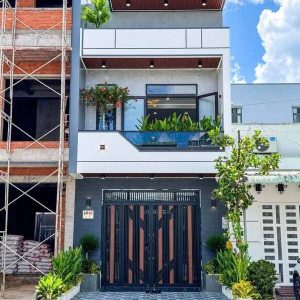 BÁN NHÀ SỐ 49 ĐƯỜNG D4 KDC HỒNG LOAN DT 5X16M XD 1 TRỆT 1 LẦU 3PN 3WC