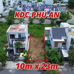 Bán Nền Biệt Thự Đường B9 KDC Phú An Cần Thơ DT 10x23m