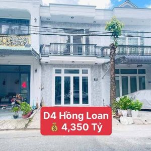 Bán Nhà 1 Trệt 1 Lầu Đường D4 KDC Hồng Loan 6A Cần Thơ DT 5x16m Sổ Hồng Hoàn Công