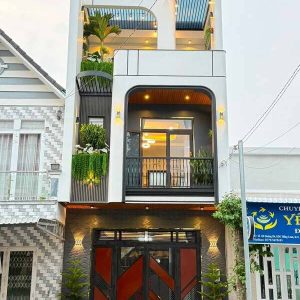 Bán Nhà 1 Trệt 2 Lầu Số 56 Đường D6 KDC Hồng Loan Cần Thơ DT 5x16m