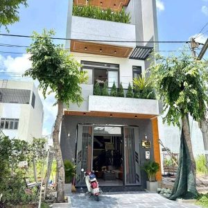 Bán Nhà 1 Trệt 2 Lầu số 151 Đường D7 KDC Hồng Loan Cần Thơ DT 5x16m 4PN 4WC