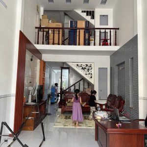 Bán nhà 1 trệt 1 lửng 1 lầu mặt tiền Chu Văn An, KDC Thới Nhựt 2, diện tích 4x20m