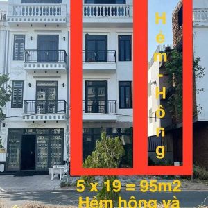 BÁN NHÀ SHOPHOUSE 4 TẦNG ĐƯỜNG D10 KDC HỒNG LOAN, CẦN THƠ Dt5x19m