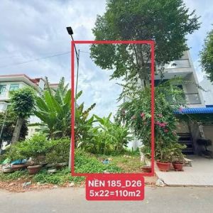Bán Nền Đường D26 KDC Hồng Loan 6A, Phường Cái Răng, TP Cần Thơ DT 5x22m