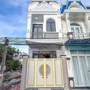 Bán nhà 1 trệt 1 lầu KDC 3A đường Lộ Vòng Cung, diện tích 4,5x14,5m xây mới full nội thất