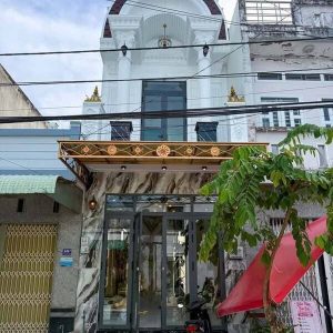 Bán nhà 1 trệt 1 lầu đường Phạm Thế Hiển Khu Dân Cư Thới Nhựt 1, diện tích 4x15,4m